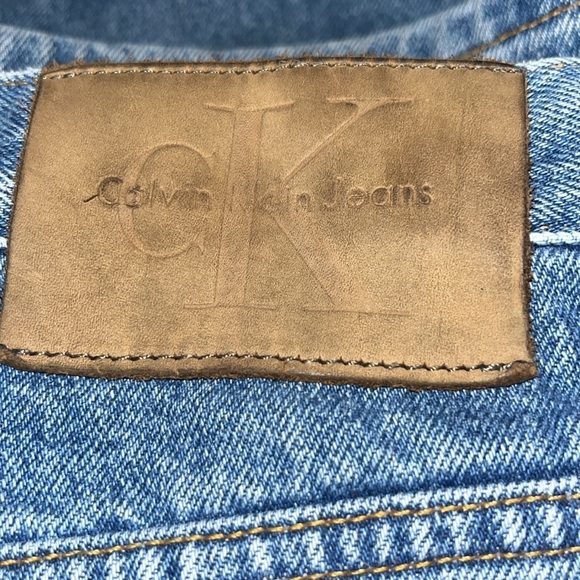 Calvin Klein Blue Boot Cut Denim Jeans - Picture 9 of 13